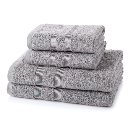 500 GSM Light Grey Towel Bale 6 Piece – 2 Face Cloths, 2 Hand Towels, 1 Bath Towel, 1 Bath Sheet
