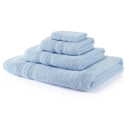 4 Piece 500GSM Sky Blue Towel Bale – 2 Hand Towels, 2 Bath Towels
