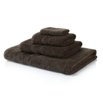 500 GSM Chocolate brown Towel Bale 4 Piece – 2 Hand Towels, 2 Bath Towels