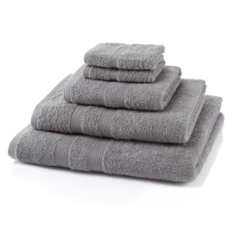 500 GSM Light Grey Towel Bale 10 Piece – 4 Face Cloths, 2 Hand Towels, 2 Bath Towels, 2 Bath Sheets