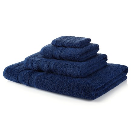 500 GSM Navy Blue Towel Bale 6 Piece – 2 Face Cloths, 2 Hand Towels, 1 Bath Towel, 1 Bath Sheet
