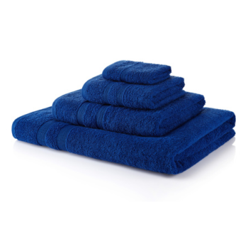 500 GSM Royal Blue Towel Bale 4 Piece – 2 Hand Towels, 2 Bath Towels