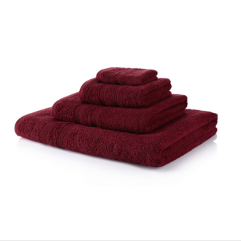 500 GSM Wine Towel Bale 12 Piece – 4 Face Cloths, 4 Hand Towels, 2 Bath Towels, 2 Bath Sheets
