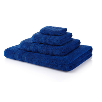 500 GSM Royal Blue Towel Bale 9 Piece – 4 Face Cloths, 2 Hand Towels, 2 Bath Towels, 1 Bath Sheet