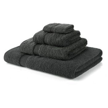 10 Piece 600GSM Steel Grey Towel Bale – 4 Face Cloths, 2 Hand Towels, 2 Bath Towels, 2 Bath Sheets