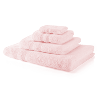4 Piece 500GSM Pink Towel Bale - 2 Hand Towels, 2 Bath Towels