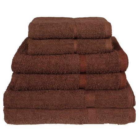 450 GSM Chocolate Brown Hand Towels