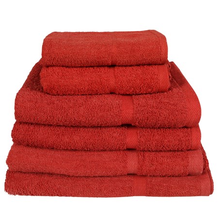 450 GSM Red Hand Towels
