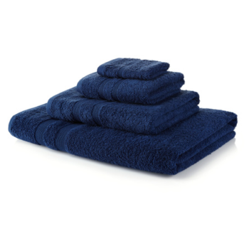 500 GSM Navy Blue Towel Bale 6 Piece – 2 Face Cloths, 2 Hand Towels, 2 Bath Sheets