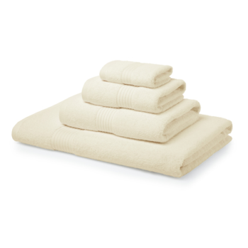 600 GSM Cream Bamboo Towel Bale 6 Piece – 2 Face Cloths, 2 Hand Towels, 2 Bath Towels