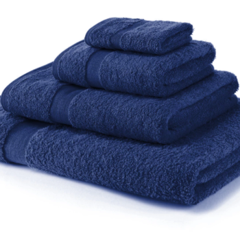 600 GSM Royal Egyptian Collection Navy Blue Hand Towels