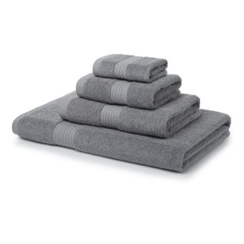 600 GSM Silver Bamboo Towel Bale 10 Piece – 4 Face Cloths, 2 Hand Towels, 2 Bath Towels, 2 Bath Sheets