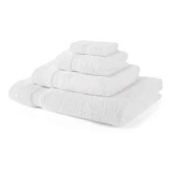 600GSM Royal 700 GSM White Towel Bale 6 Piece – 4 Hand Towels, 2 Bath TowelsCollection White Bath Sheets