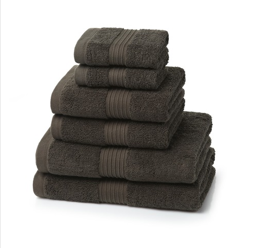 700 GSM Chocolate Brown Towel Bale 6 Piece – 2 Face Cloths, 2 Hand Towels, 2 Bath Towels