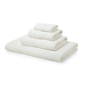 700 GSM Cream Towel Bale 12 Piece - 4 Face Cloths, 4 Hand Towels, 2 Bath Towels, 2 Bath Sheets
