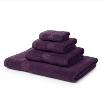 700 GSM Purple Towel Bale 5 Piece – 2 Face Cloths, 1 Hand Towel, 1 Bath Towel, 1 Bath Sheet