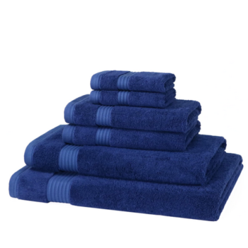 700 GSM Navy Blue Towel Bale 6 Piece – 2 Face Cloths, 2 Hand Towels, 1 Bath Towel, 1 Bath Sheet